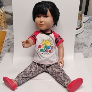 Ryan’s World Kids Doll in Red-Accent Outfit